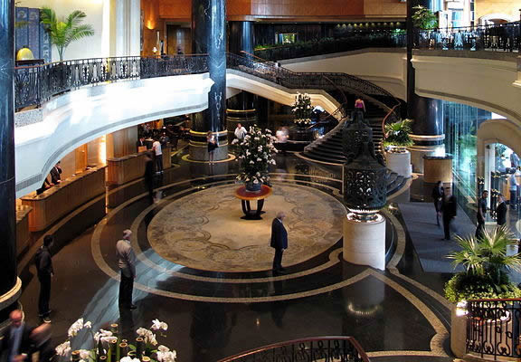 Grand Hyatt Hong Kong interior and lobby