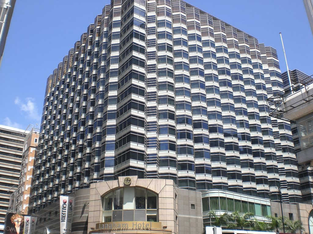 The Langham Hong Kong Hotel facade
