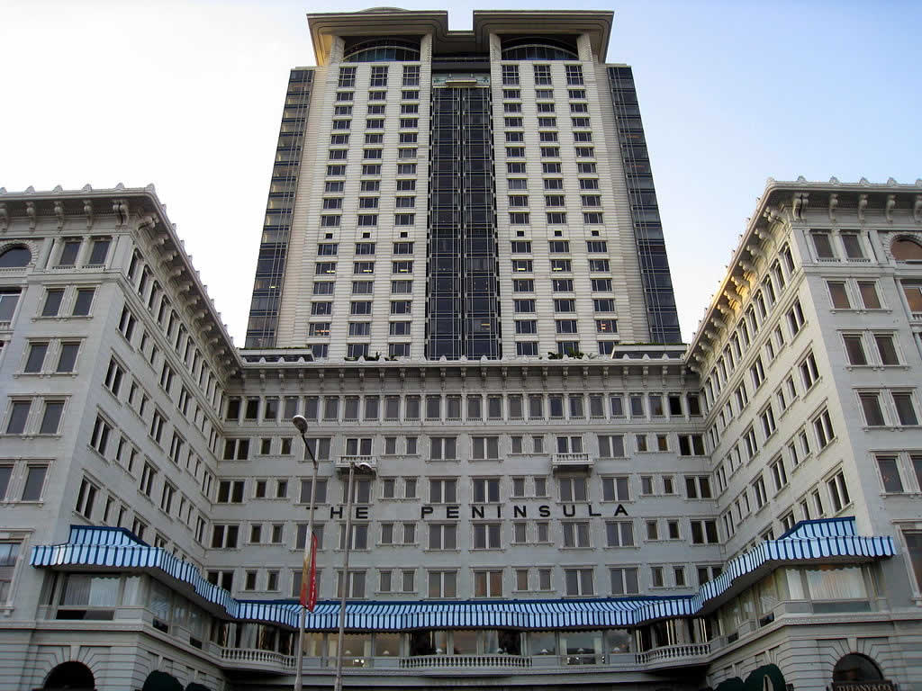 The Peninsula Hong Kong Hotel facade
