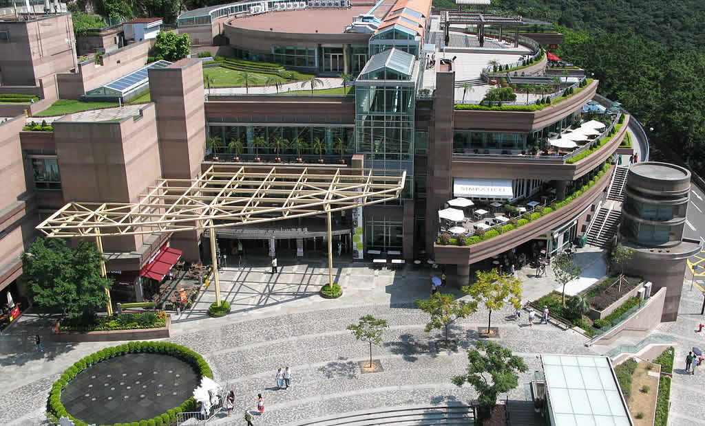 The Peak Galleria aerial view, Hong Kong