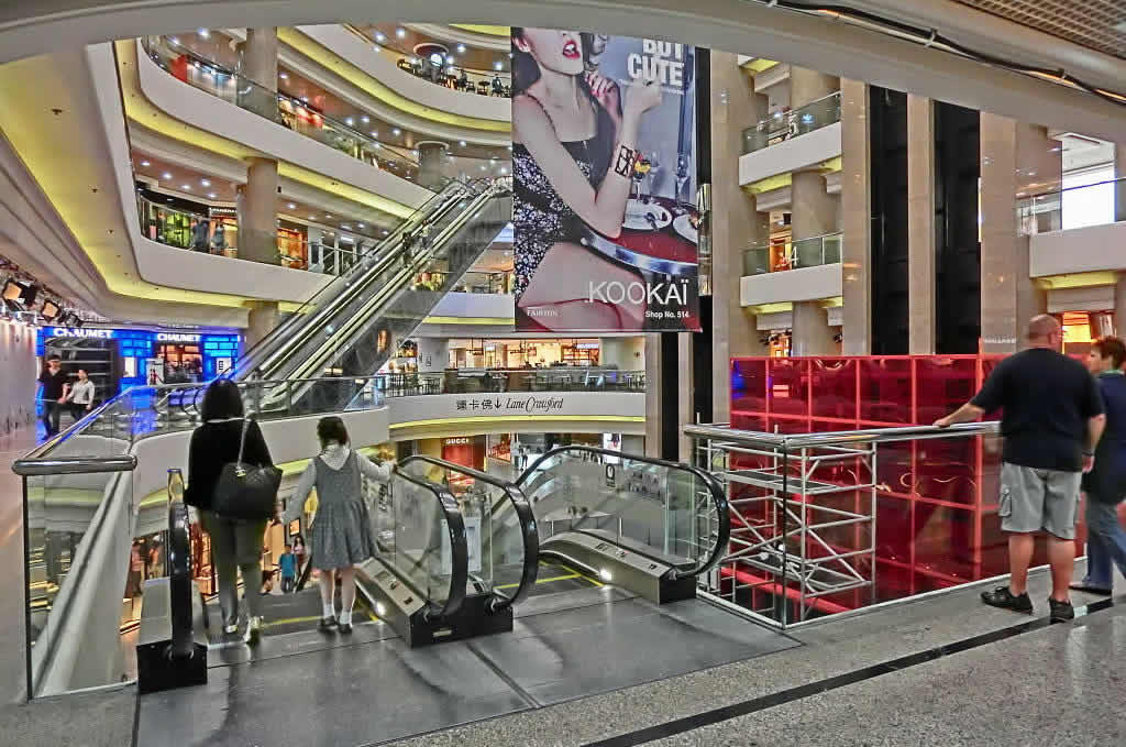 Times Square Shopping Mall Interior