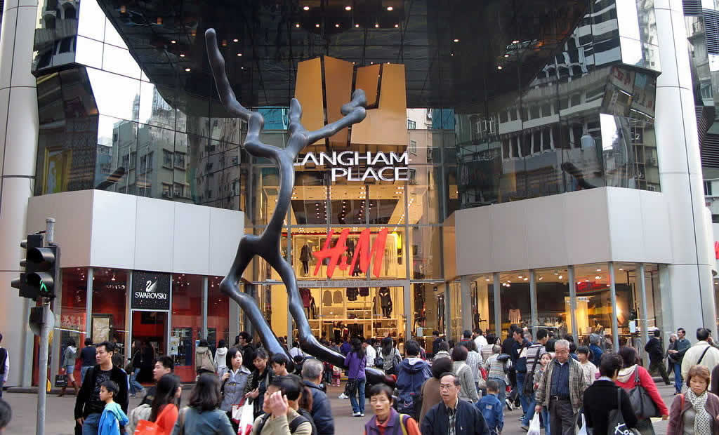 Langham Place Shopping Mall Entrance