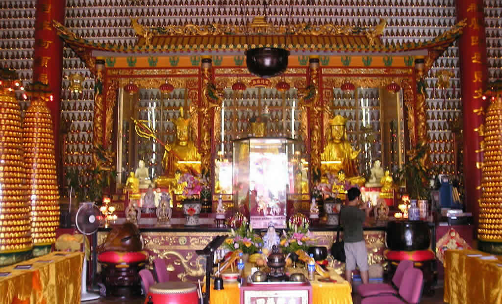 Inside the Ten Thousand Buddhas Monastery